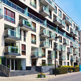 Upscale apartment buildings generate passive income