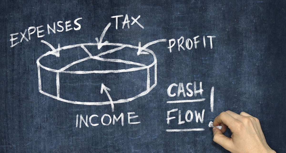 A banker uses the net income formula to calculate his monthly net income