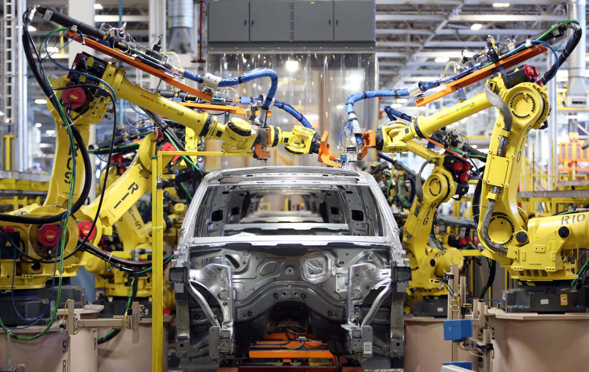 An automobile assembly line with expensive machines financed through C & I lending